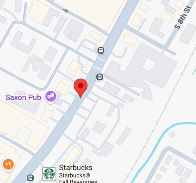 Map to La Chelita Tex-Mex Diner
